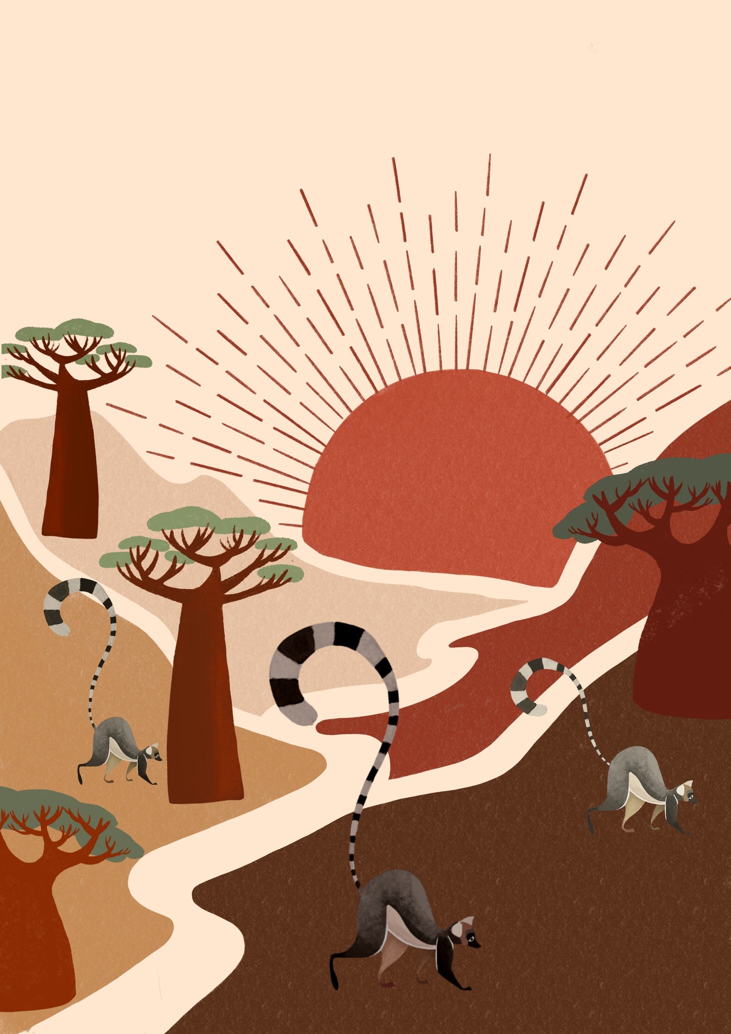 Illustration A4 "Madagascar"
