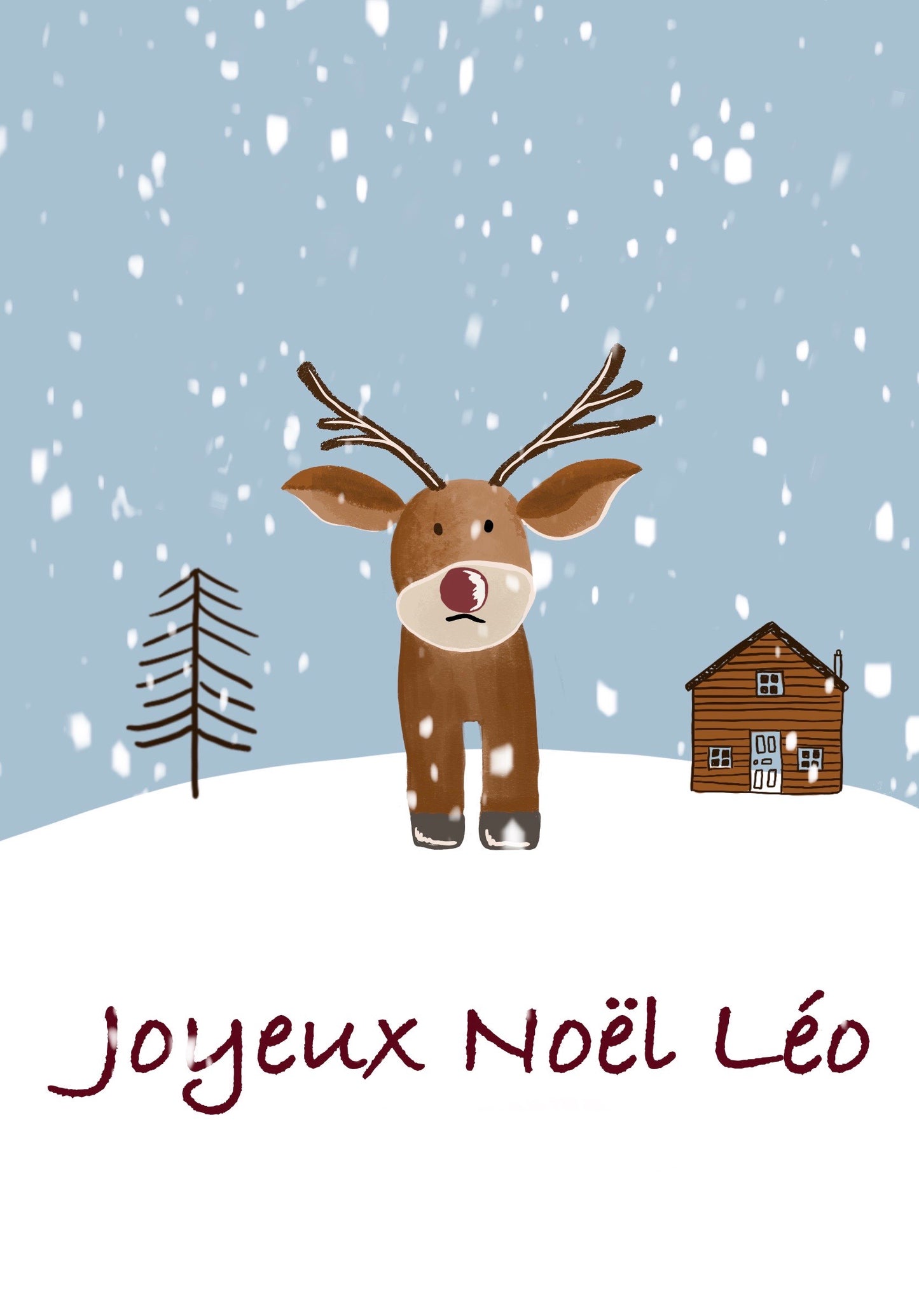 Illustration A4 "LE RENNE"