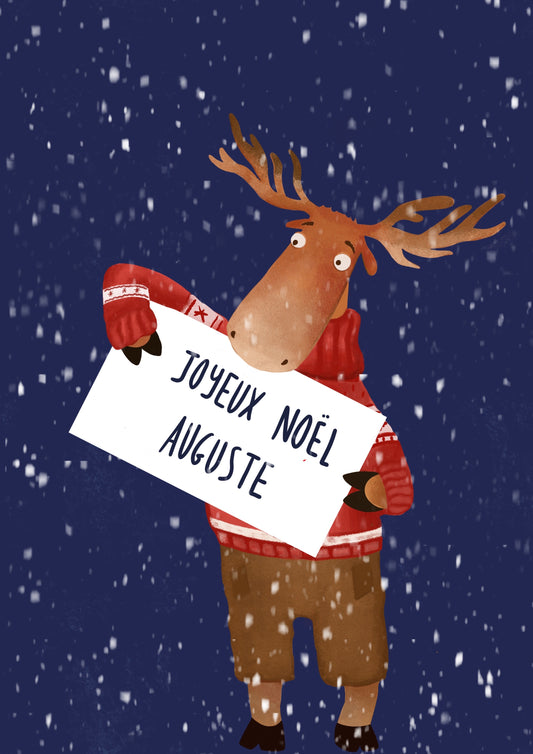 Illustration A4 "JOYEUX NOËL"