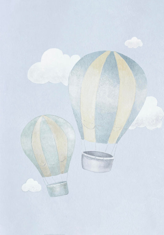 Illustration "ballon"– Impression prête à encadrer