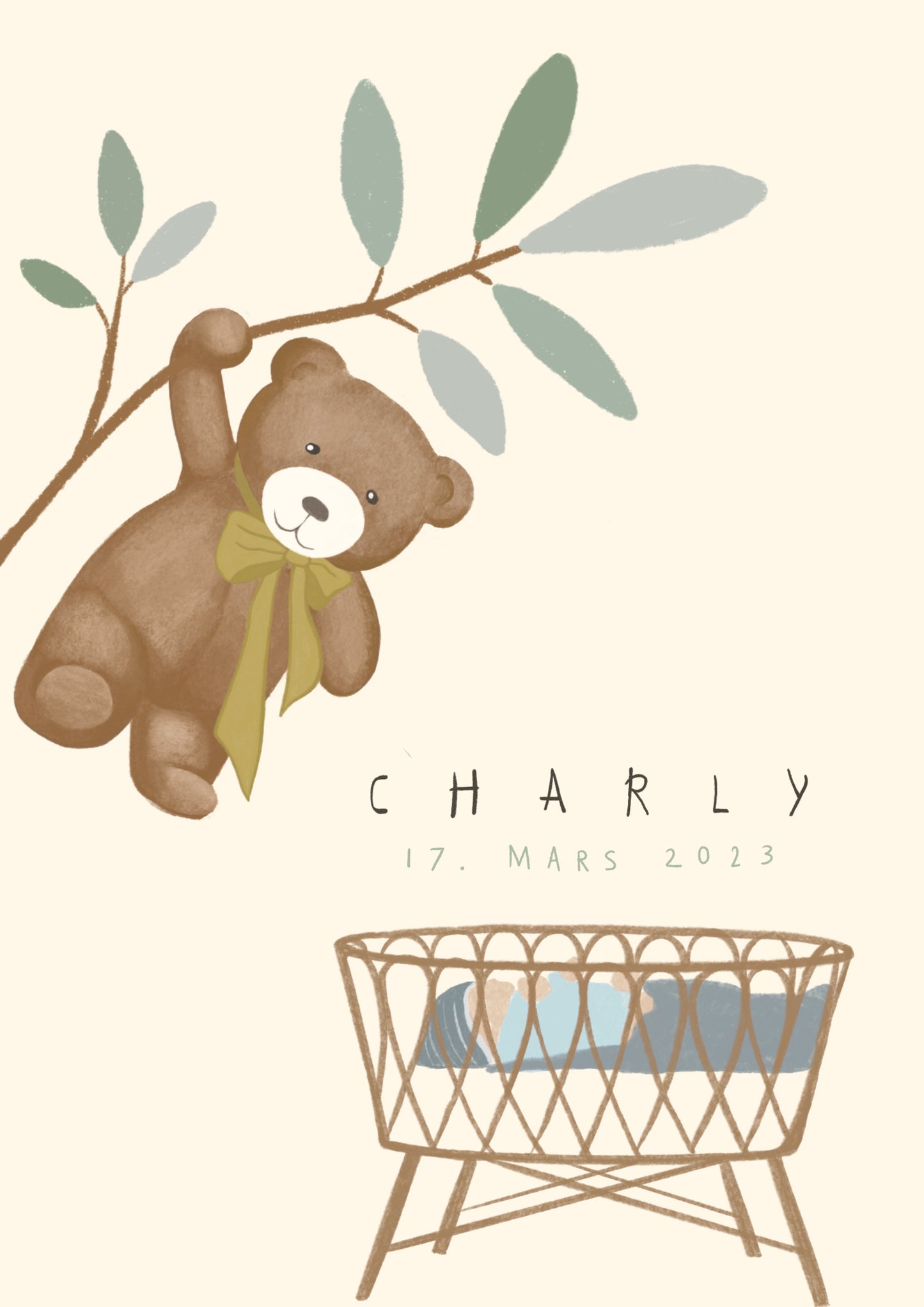 Illustration A4 "Le berceau"