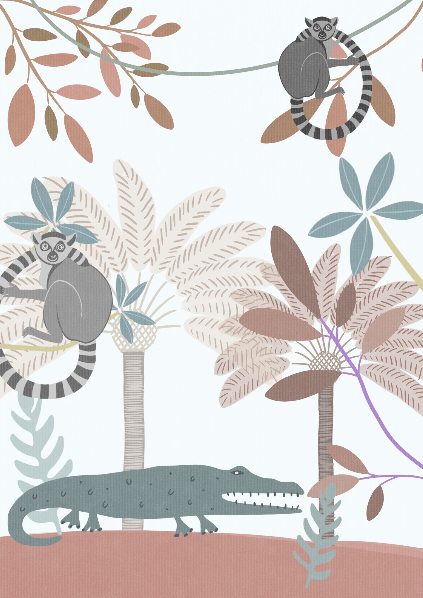 Illustration A4 "La forêt 2 "