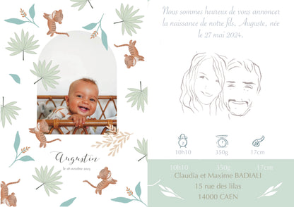 Faire-Part de naissance"Augustin"