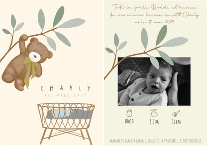 Faire-part "Charly"