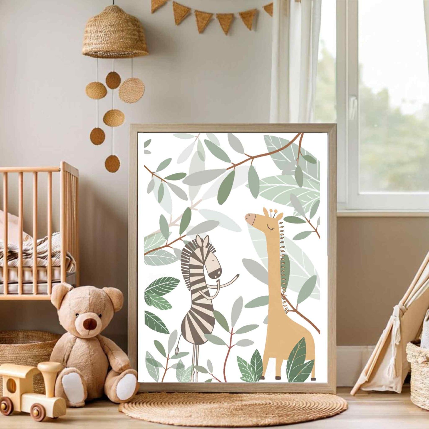 Illustration "La savane" - Prêt à imprimer