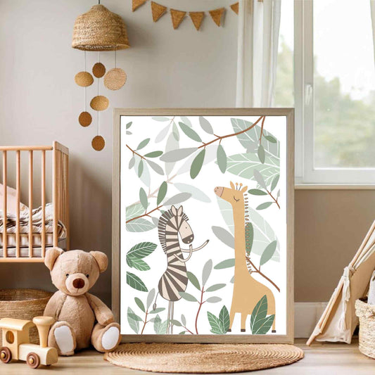 Illustration "La savane" - Prêt à imprimer